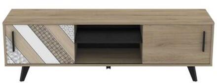 Demeyere tv-meubel Helsinki - bruin - Leen Bakker - 45 x 42 x 151.4