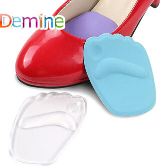Demine 3D Siliconen Gel Voorvoet Pad Voor Vrouwen Hoge Hakken Inserts Front Inlegzolen Vermindert Wrijving Massage Voetverzorging Schoenen Pads