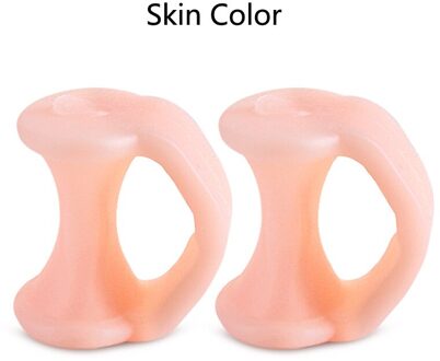 Demine Voorvoet Pad Kleine Teen Separator Bunion Hallux Valgus Corrector Verpleging Tenen Overlap Schoen Accessoires Foot Care Tool huidskleur