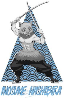 Demon Slayer Inosuke Tri Unisex T-Shirt - White - XS Wit