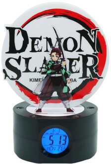 Demon Slayer: Kimetsu no Yaiba Alarm Clock with Light Tanjiro 21 cm