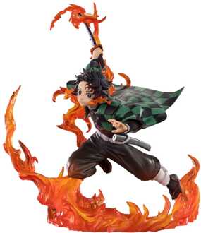 Demon Slayer: Kimetsu no Yaiba FiguartsZERO PVC Statue Kamado Tanjiro (Kyojuro Rengoku's Sword Guard Ver.) 19 cm