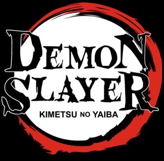 Demon Slayer Logo Unisex T-Shirt - Black - XS Zwart