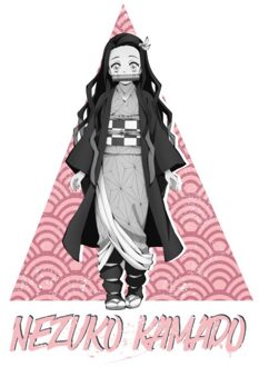 Demon Slayer Nezuko Tri Unisex T-Shirt - White - XS Wit