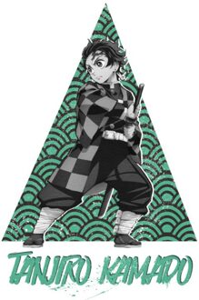 Demon Slayer Tanjiro Tri Unisex T-Shirt - White - XS Wit