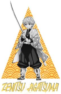 Demon Slayer Zenitsu Tri Unisex T-Shirt - White - XS Wit