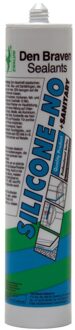 Den Braven siliconenkit -NO- 310ml koker - sanitair zilver