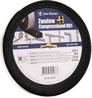Den Braven Zwaluw Compressband 10/3 10X15 Mm 10M/Rol - 201717 - 201717