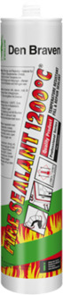 Den Braven Zwaluw Fire Sealant 1200°C | 310 ml | Zwart - 10394501