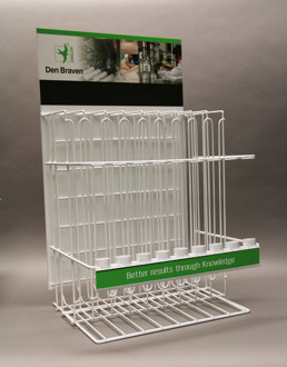 Den Braven Zwaluw Kokerautomaat | 9x12 COMPLEET REK | Wit - 200405