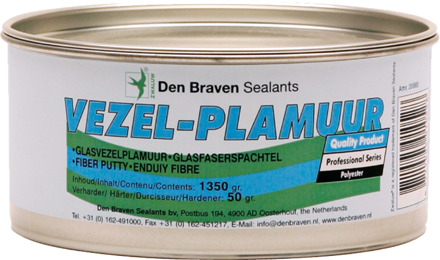 Den Braven Zwaluw Vezel-Plamuur | 250 gr | Naturel - 200884