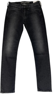 Denham Bolt skinny fit jeans met gekleurde wassing Zwart - W31/L32