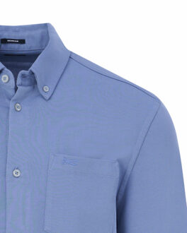 Denham Bridge casual overhemd met lange mouwen Blauw - XXXL