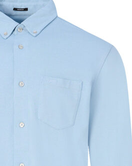 Denham Bridge casual overhemd met lange mouwen - maat S Bruin