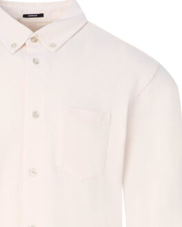 Denham Bridge casual overhemd met lange mouwen Wit - XXL