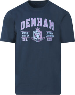 Denham Lond t-shirt met korte mouwen Blauw - XXXL