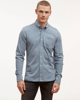 Denham Overhemd lange mouw 01-24-01-40-611 Blauw - XL