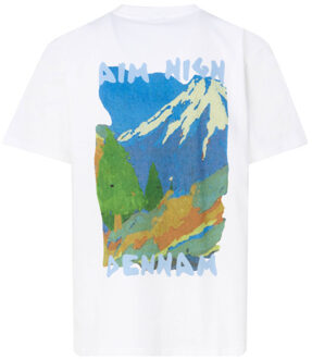 Denham Painter t-shirt met korte mouwen Wit - XXL