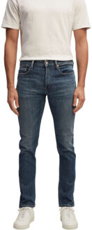 Denham Razor asm mid blue - maat 30-34 Blauw