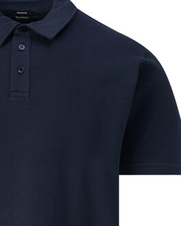 Denham Rich polo met korte mouwen - maat S Blauw