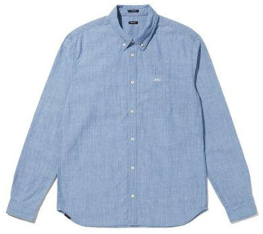 Denham Rich Reg Shirt Chambray Denham , Blue , Heren - Xl,L,M,S