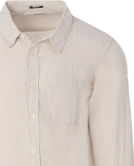 Denham Rob reg casual overhemd met lange mouwen Beige - XXL