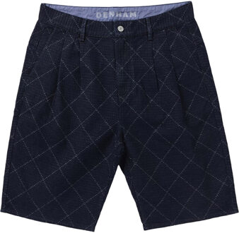 Denham Sasuke pleated short ij - maat 30 Blauw