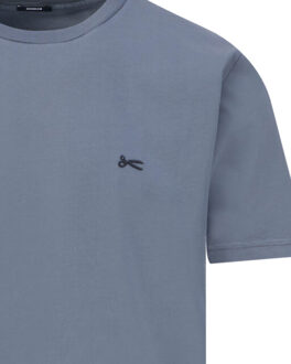 Denham Scissor t-shirt - maat L Grijs