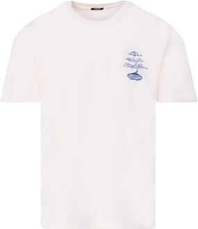 Denham Shrub reg t-shirt met korte mouwen Beige