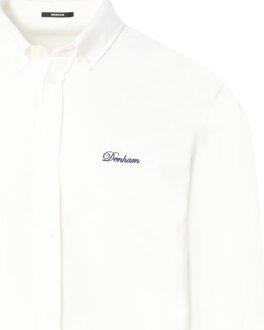 Denham Stefan casual overhemd met lange mouwen Zwart - XL