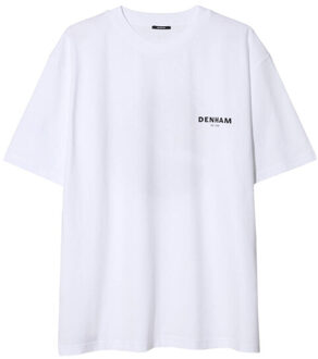 Denham T-shirt korte mouw 01-26-01-52-083 - maat S Wit