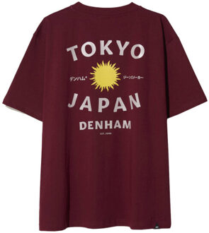 Denham T-shirt korte mouw 01-26-01-52-087 - maat S Rood