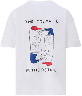 Denham T-shirt - maat M Wit