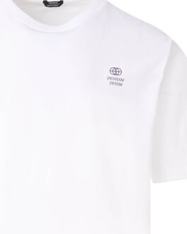 Denham T-shirt short sleeve - maat XXL Wit