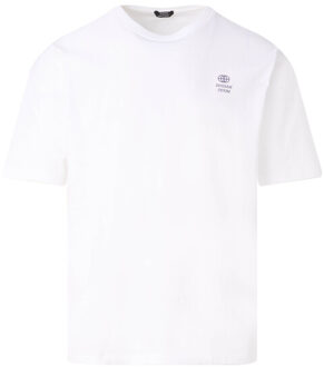 Denham T-shirt short sleeve Wit