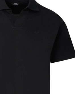 Denham Tony polo short sleeve Zwart - L