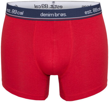 Denim brøs. boxershorts heren 8-pack multi effen kleuren #12 Veelkleurig - XXL