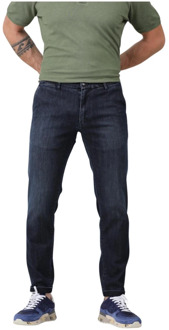 Denim Chinos - Stijlvolle Jeans Re-Hash , Blue , Heren - W34,W38