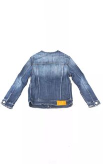 Denim Jacket Klassieke Stijl Blauw