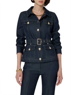 Denim jas met slim fit Guess , Blue , Dames - M,S,Xs