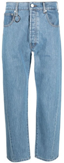 Denim Jeans met Ringversiering Études , Blue , Heren