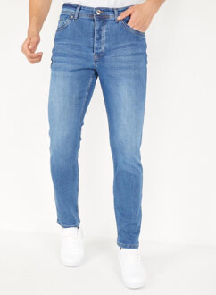 Denim jeans regular fit Blauw - 33