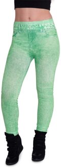 Denim Legging Neon Green