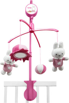 Denim Muziekmobiel - Roze