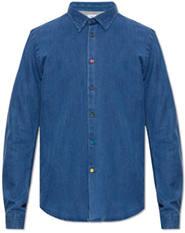 Denim overhemd PS By Paul Smith , Blue , Heren - 2Xl,Xl,L,M,S