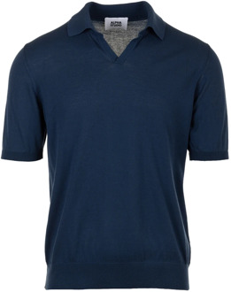 Denim Polo T-shirts Collectie Alpha Studio , Blue , Heren - 2Xl,Xl,L,M