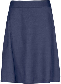 Denim rok met klokprint Blauw - XL