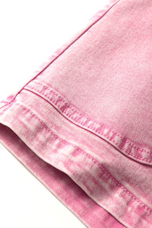 Denim Shorts Relaxed Fit Roze