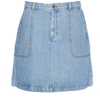 Denim Skirts A.p.c. , Blue , Dames - M,S,Xs