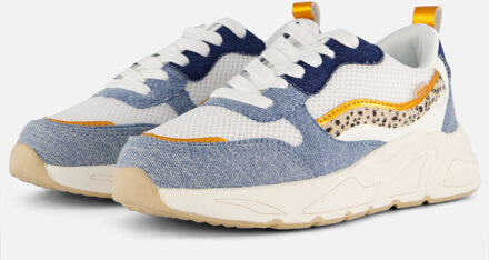 Denim Sneakers blauw Textiel - 36